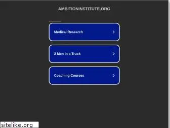 ambitioninstitute.org