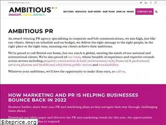 ambitiouspr.co.uk