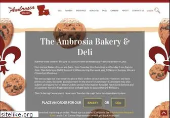 ambrosiabakery.com