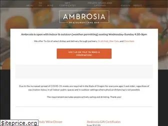 ambrosiarestaurant.com