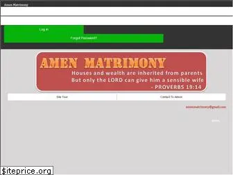 amenmatrimony.com