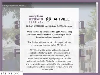 americanartisanfestival.com