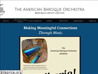 americanbaroqueorchestra.com