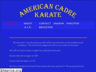 americancadrekarate.com