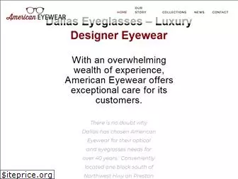 americaneyeweardallas.com