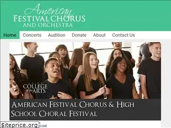 americanfestivalchorus.org