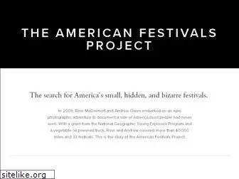 americanfestivalsproject.net