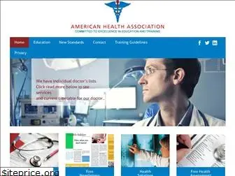 americanhealthassoc.org