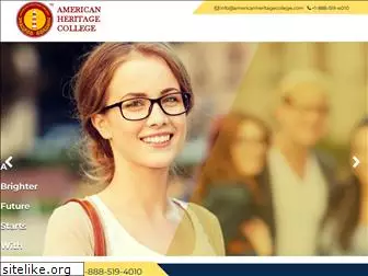 americanheritagecollege.com