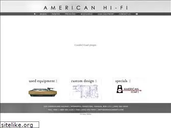 americanhifi.com