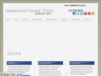 americanhometitlegroup.com