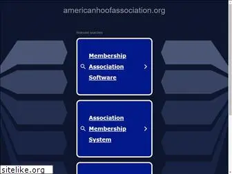 americanhoofassociation.org