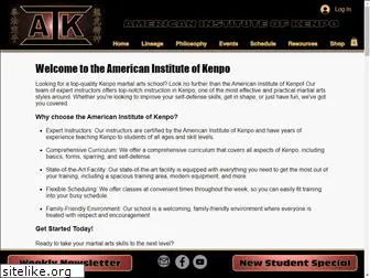 americaninstituteofkenpo.com