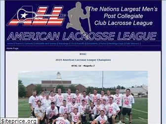 americanlacrosseleague.com