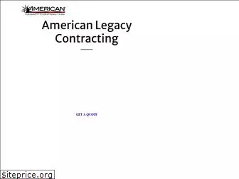 americanlegacycontracting.com