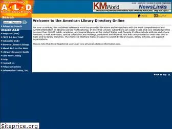 americanlibrarydirectory.com