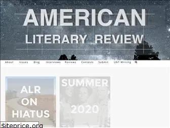 americanliteraryreview.com