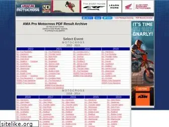 americanmotocrossresults.com