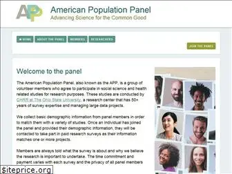 americanpopulationpanel.org