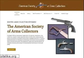 americansocietyofarmscollectors.org