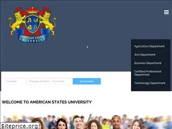 americanstatesuniversity.com