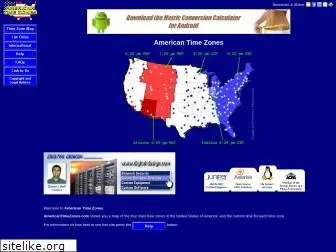 americantimezones.com