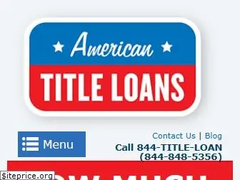 americantitleloans.com