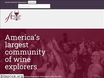 americanwinesociety.org