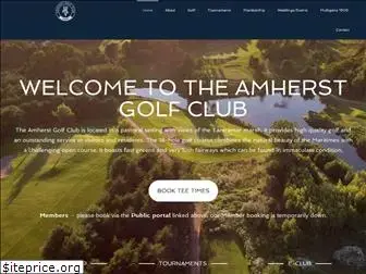amherstgolfclub.com