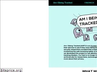 amibeingtracked.com