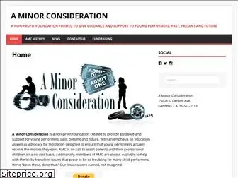 aminorconsideration.org