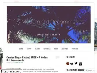 amoderngirlrecommends.com