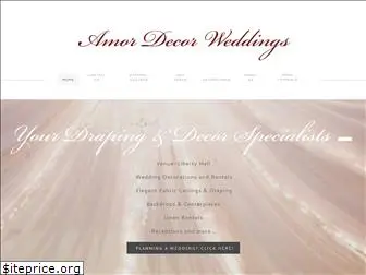 amordecorweddings.com