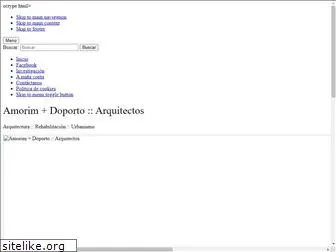 amorimdoportoarquitectos.com