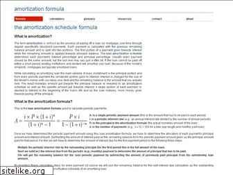 amortizationformula.info