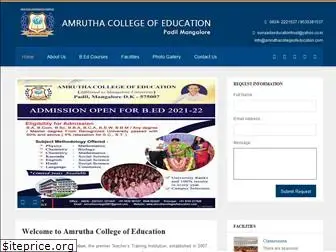 amruthacollegeofeducation.com