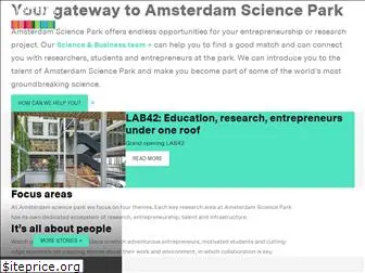 amsterdamsciencepark.nl