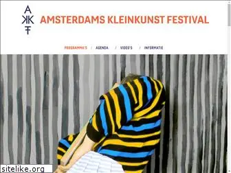 amsterdamskleinkunstfestival.nl