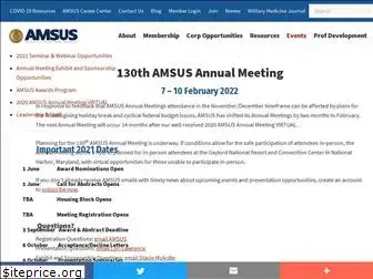 amsusmeetings.org