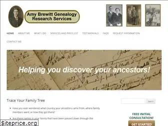 amybrewittgenealogy.com