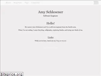 amyschlesener.com