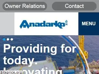 anadarko.com