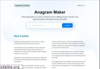 anagrammaker.com