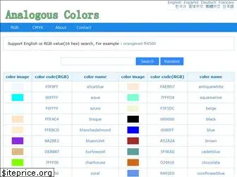 analogouscolors.com