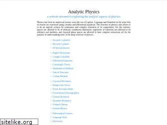 analyticphysics.com