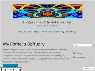analyzethedatanotthedrivel.org