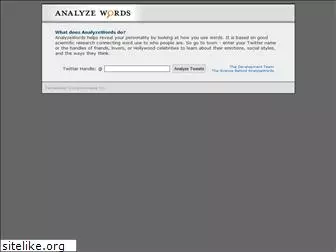 analyzewords.com