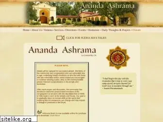 anandaashrama.org