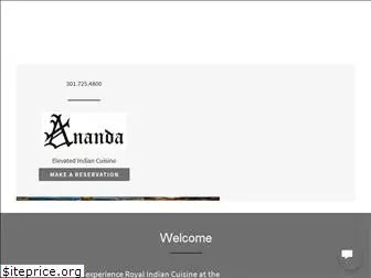 anandarestaurant.net