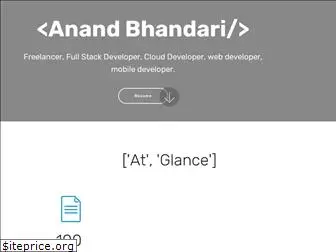anandbhandari.com
